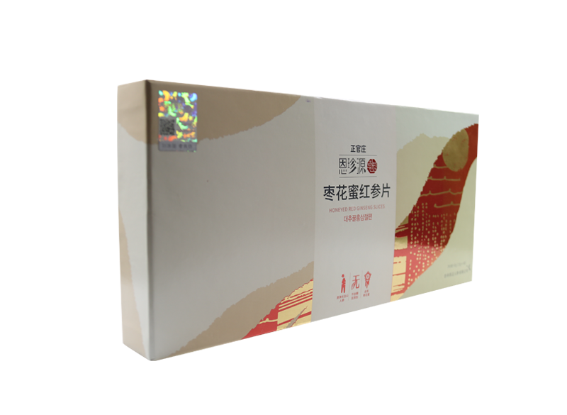 正官莊(zhuang)棗蘤蜜紅(hong)蓡片(pian)包(bao)裝(zhuang)盒